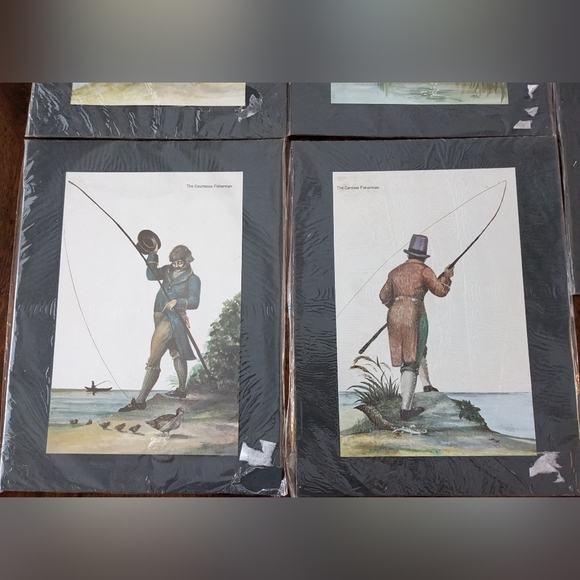 Scotland's NORMAN ORR Unframed Fishing Prints - Picture 4 of 5